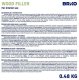 Briko WOOD FILLER INTERIOR BRIKO ASH 0.48KG 2