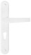 Barcz OUTDOOR DOOR HANDLE BETA 55 MM WHIT 2