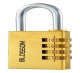 Blossom HANGING BRASS CODE LOCK NL11 28X4 6/72 2