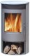 Piec gazowy ABX STOVE TARTU 5 BLACK+SOAPSTONE FINISH 1