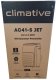 Klimatyzator CLIMATIVE Climative AC41-S JET klimatyzator przenośny 4 1 kW WiFi chłodzenie osuszanie wentylacja do 41 m2 Smart Life uszczelka okienna w zestawie 15