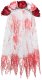 Boland Traciks Boland 72128, Fancy dress diadem, Adult, Female, Polyester, Polypropylene (PP), Red, White, 50 g 2