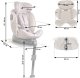 Fotelik samochodowy Nukido Fotelik samochodowy Aero Line beżowy 0-36 kg ISOFIX 13