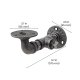 Ambiance CAST 170X60X95MM CAST IRON 3