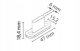GUIDE LINE DOOR AO-075 1150 WHITE 2PCS 3