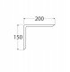 HOLDER SHELF 150X200 5211 BEECH 10