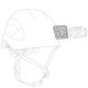 Petzl Adapter For Headlamp Do Dowolnego Kasku Black 2