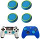 Gripy Nakładki do pada PS3 PS4 PS5 Xbox Gumki Analog Niebieski, Zielony 4x 7
