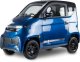 Czterokołowiec lekki, skuter elektryczny zabudowany z dachem MICRO CAR BILI BIKE SIGMA 4 LIT LiFePO4 niebieski ciemne wnętrze 1