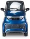 Czterokołowiec lekki, skuter elektryczny zabudowany z dachem MICRO CAR BILI BIKE SIGMA 4 LIT LiFePO4 niebieski ciemne wnętrze 3