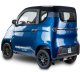 Czterokołowiec lekki, skuter elektryczny zabudowany z dachem MICRO CAR BILI BIKE SIGMA 4 LIT LiFePO4 niebieski ciemne wnętrze 6