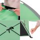 Namiot plażowy, ogrodowy 210x120x112 cm turystyczny z pokrowcem, filtrem UV zielono-szaro-czarny UNIWERSALNY 12