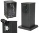 ECOLIGHT2 EKO-LIGHT* SŁUPEK OGRODOWY ZASILAJĄCY 20CM 2 GNIAZDA 230V CZARNY IP44 4