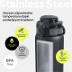 Zipro ZIPRO Butelka termiczna 1000 ml Stainless Steel Czarna 3