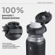 Zipro ZIPRO Butelka termiczna 1000 ml Stainless Steel Czarna 5