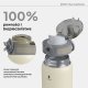 Zipro Butelka termiczna 1000 ml Stainless Steel Beżowa 5