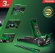 Podnośnik hydrauliczny niskoprofilowy 3t (dwutłokowy) (h min 75mm, h max 465mm) 3
