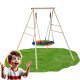 Halo-Fit Huśtawka Bocianie Gniazdo Ogrodowa Ze Stelażem Halo-Fit Fly 1
