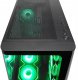 Obudowa Rampage Loopy akwarium 7x wentylator ARGB Infinity HUB czarna (LOOPY-BLACK) 7