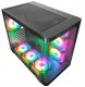 Obudowa Rampage Loopy akwarium 7x wentylator ARGB Infinity HUB czarna (LOOPY-BLACK) 8