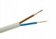 Przewód OWY 2X1,5mm2 giętki okrągły biały 300/500V H05VV-F bęben 5