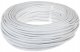Przewód OWY 2X1,5mm2 giętki okrągły biały 300/500V H05VV-F bęben 8