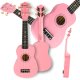 SUPRIMO UK21 SET PK ukulele sopranowe 21"" różowe 3