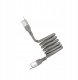 Kabel USB Momax USB-C - USB-C 2 m Beżowy (4894222074989) 1