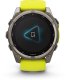 Zegarek sportowy Garmin Fenix 8 Solar Sapphire Żółty  (010-02907-21) 3