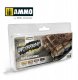 Ammo : DIO Drybrush Paint - Set Rust Colors 2