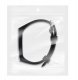 Pasek z elastomeru LIFESTYLE do XIAOMI Mi Band 5 / 6 czarny (03) 3