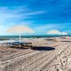 Parasol plażowy z pokrowcem, składany parasol do ogrodu, beżowy UNIWERSALNY 11