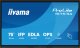 System interaktywny iiyama TE7515A-B1AG signage display Płaski panel Digital Signage 189,2 cm (74.5") Wi-Fi 550 cd/m 4K Ultra HD Czarny Ekran dotykowy Procesor wbudowany Android 1