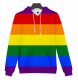 Guirca Bluza TĘCZOWA LGBT Tęcza z Kapturem Poliestrowa XL 1