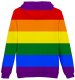 Guirca Bluza TĘCZOWA LGBT Tęcza z Kapturem Poliestrowa XL 2