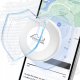 Moduł GPS etumi Lokalizator GPS Mini Do Kluczy Auta Kota Roweru Psa Biały Android Etui 2
