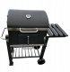 4iQ Group Duży Grill węglowy żeliwny ruszt 113,5x50x107 cm 12