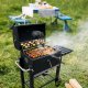 4iQ Group Duży Grill węglowy żeliwny ruszt 113,5x50x107 cm 14