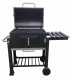 4iQ Group Duży Grill węglowy żeliwny ruszt 113,5x50x107 cm 3