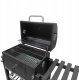 4iQ Group Duży Grill węglowy żeliwny ruszt 113,5x50x107 cm 4