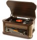 Gramofon Fenton Gramofon Memphis BT CD DAB+ FM USB brązowy one size 12