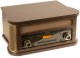 Gramofon Fenton Gramofon Memphis BT CD DAB+ FM USB brązowy one size 9