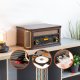 Gramofon Fenton Gramofon Memphis BT CD DAB+ FM USB brązowy one size 10