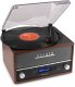 Gramofon Audizio Gramofon retro Frisco z radiem DAB brązowy one size 11
