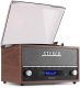Gramofon Audizio Gramofon retro Frisco z radiem DAB brązowy one size 2