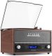 Gramofon Audizio Gramofon retro Frisco z radiem DAB brązowy one size 23