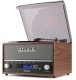 Gramofon Audizio Gramofon retro Frisco z radiem DAB brązowy one size 7