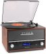 Gramofon Audizio Gramofon retro Frisco z radiem DAB brązowy one size 8