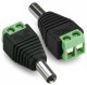 ROSFIX WTYK MĘSKI CCTV 5,5MM / 2,1MM NAPIĘCIE 30V DC 2 AMPERY ZŁĄCZE SRUBY 1