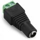 ROSFIX WTYK ŻEŃSKI CCTV 5,5MM / 2,1MM NAPIĘCIE 30V DC 2 AMPERY ZŁĄCZE SRUBY 3